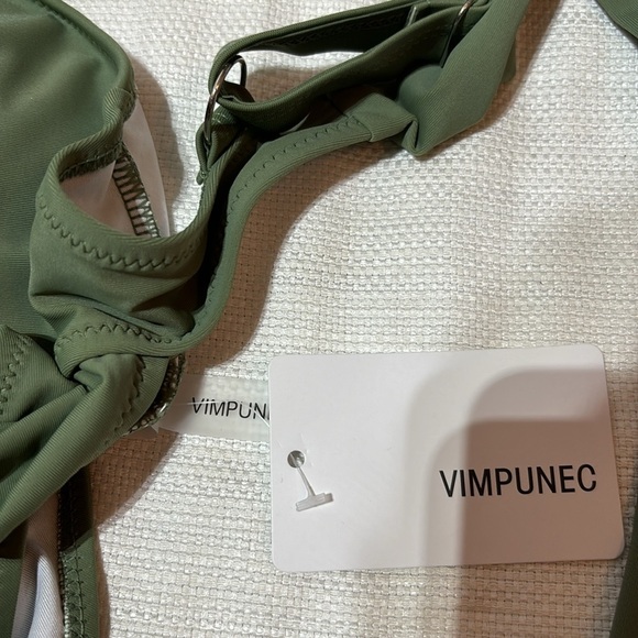 2/$30 VIMPUNEC Women Tummy Control One Piece High Waisted Cut Swimsuit Size S - Picture 8 of 8